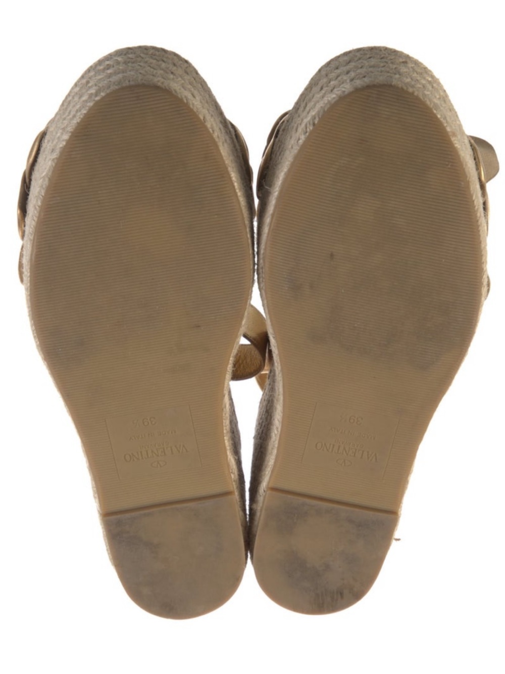Valentino Garavani Atelier 3 Gold Wedges - Picture 3 of 3